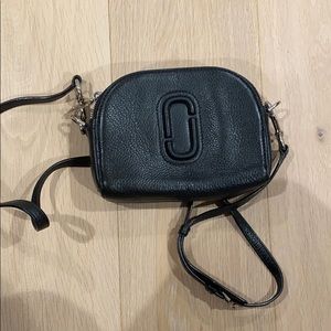 Double zip cross body bag